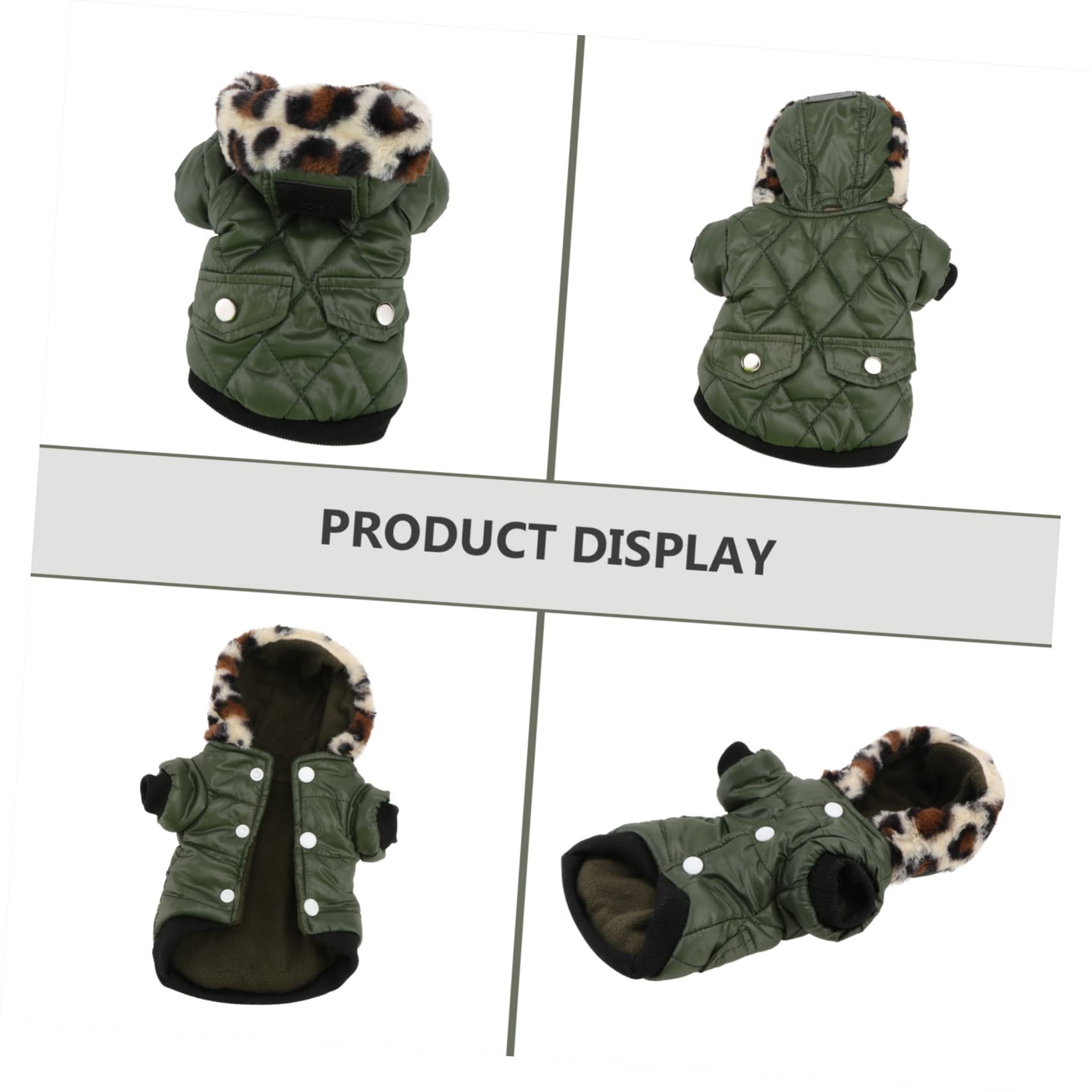 BESPORTBLE 2 Pz Vello Di Cane Felpe Con Cappuccio Per Animali Domestici Felpe Per Cani Abbigliamento Monopezzo Cucciolo Abbigliamento Per Cani Gilet Per Cani Animale Domestico Invernali