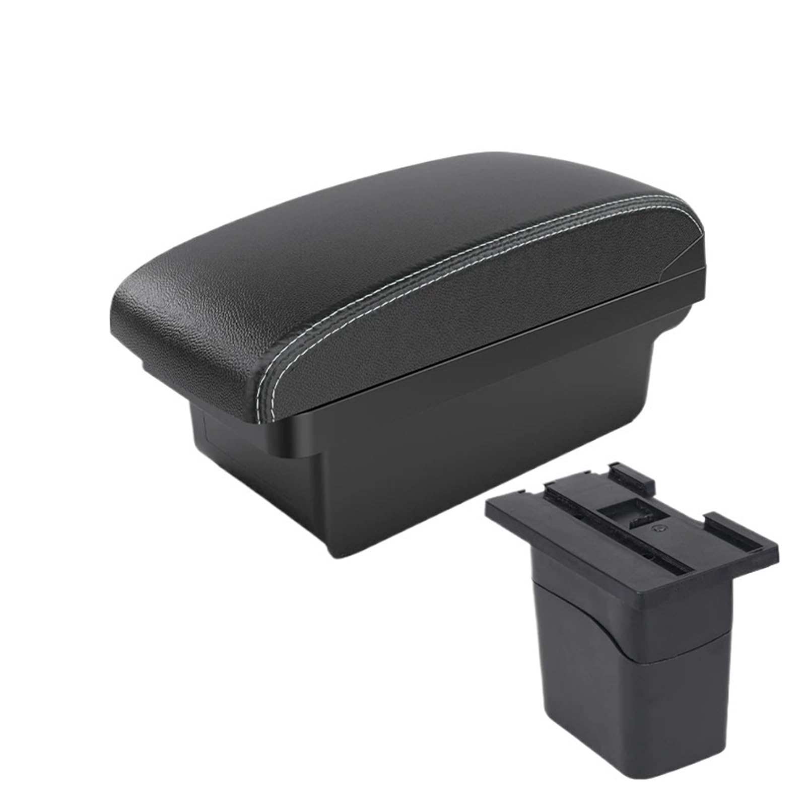 Hguvsjd Armrest Box For Chevrolet For Cruze 2009 2010 2011 2013 2014 2015 Armrest Centre Console Storage Box Interior Car Armrests(A Black white NO USB)