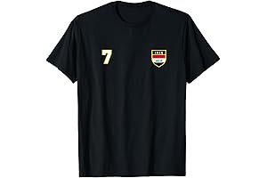 Iraq Soccer Country Pride Number Seven Shirt