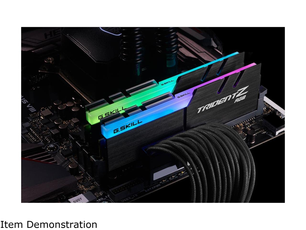 G.SKILL 32GB DDR4 TridentZ RGB 4800Mhz PC4-38400 CL20 1.55V Dual