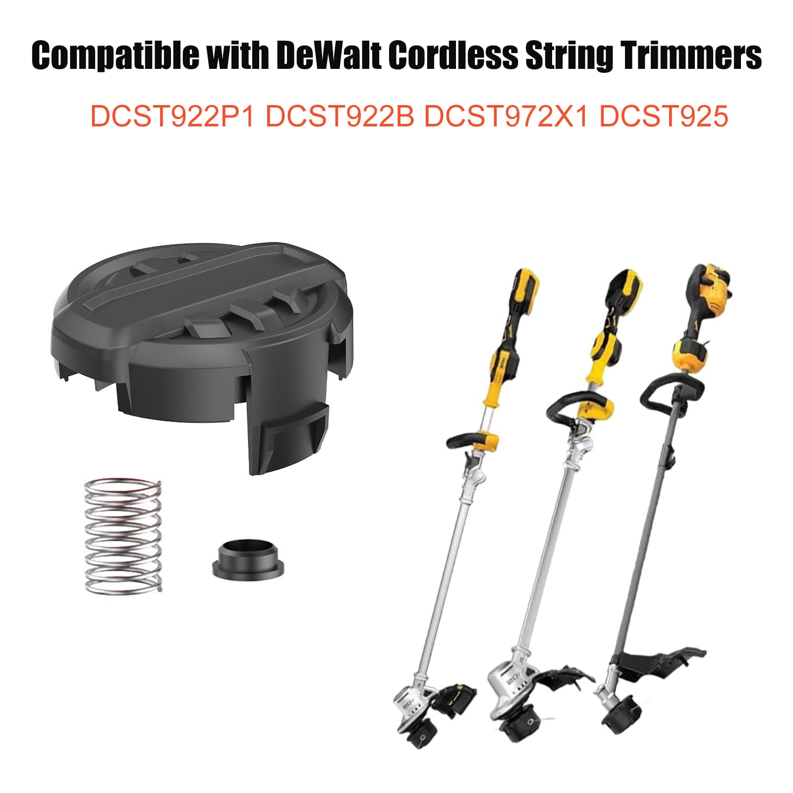 Testina Decespugliatore DEWALT DWO1DT995 - Sistema QuickLoad Per Ricarica Rapida Filo, Pre-avvolta Con Filo .080, Per Modelli Cordless