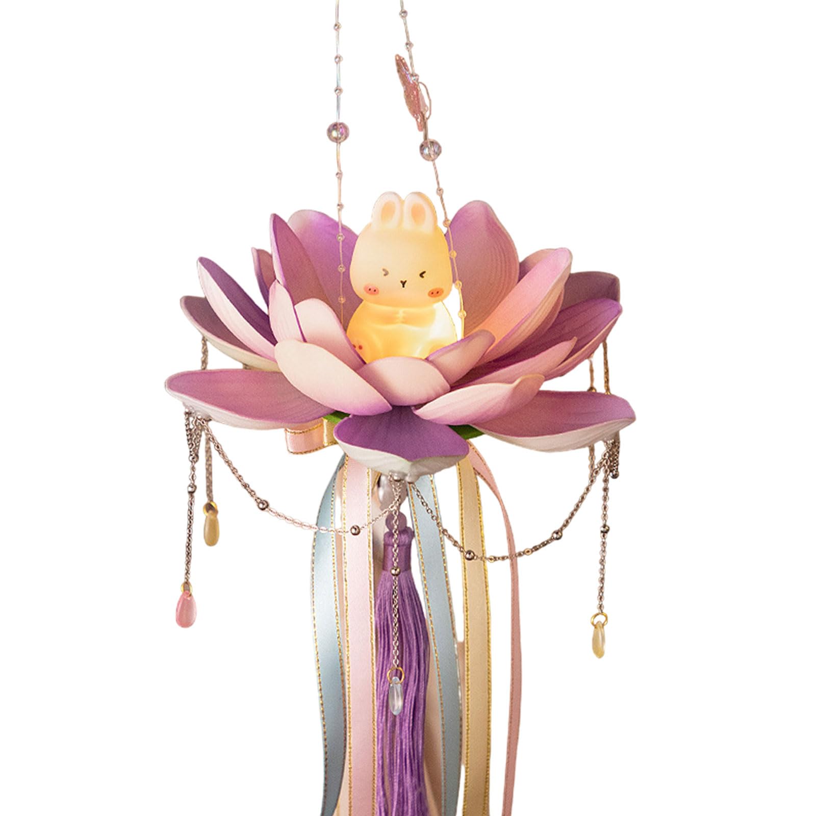 Elnwnnkc Autumn Themed Flower Light Traditional Autumn Flower Light Decors with Easy Hanging Button Designs Rabbits