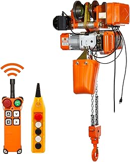 Prowinch 1 Ton Electric Chain Hoist Power Trolley 20 ft. G80 Chain M3/H2 220/240V Wireless