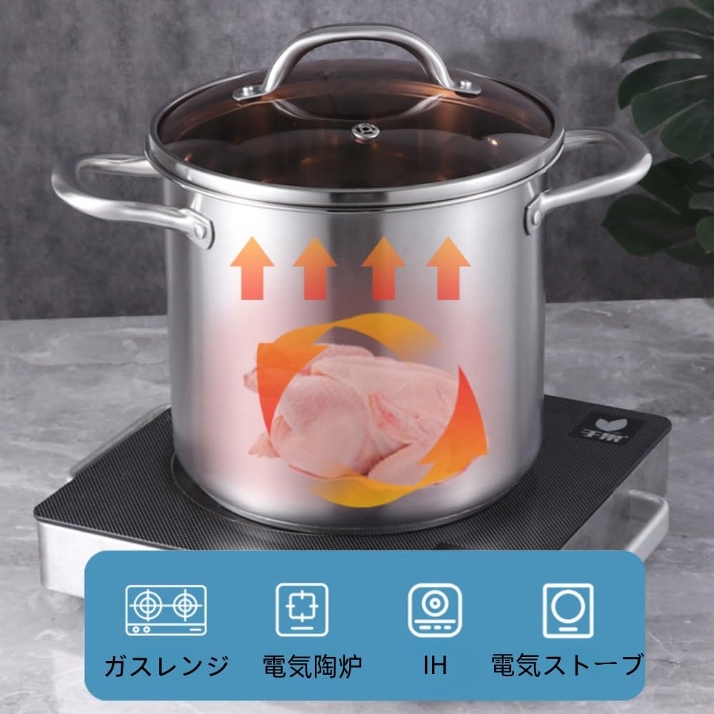 深鍋 深底 フライパン 両手鍋 パスタ鍋 ガス火 IH 対応 3点セット 深鍋 深底 フライパン 両手鍋 パスタ鍋 ガス火 IH 対応 3点セット