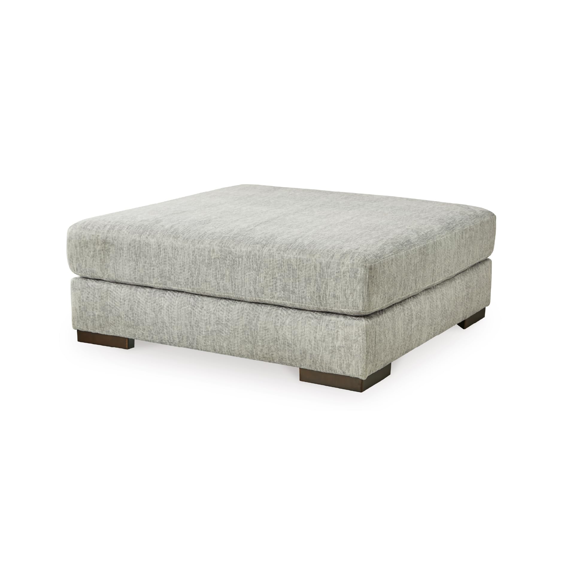 Signature Design by Ashley Regent Park Oversized Accent Ottoman, Light Gray
