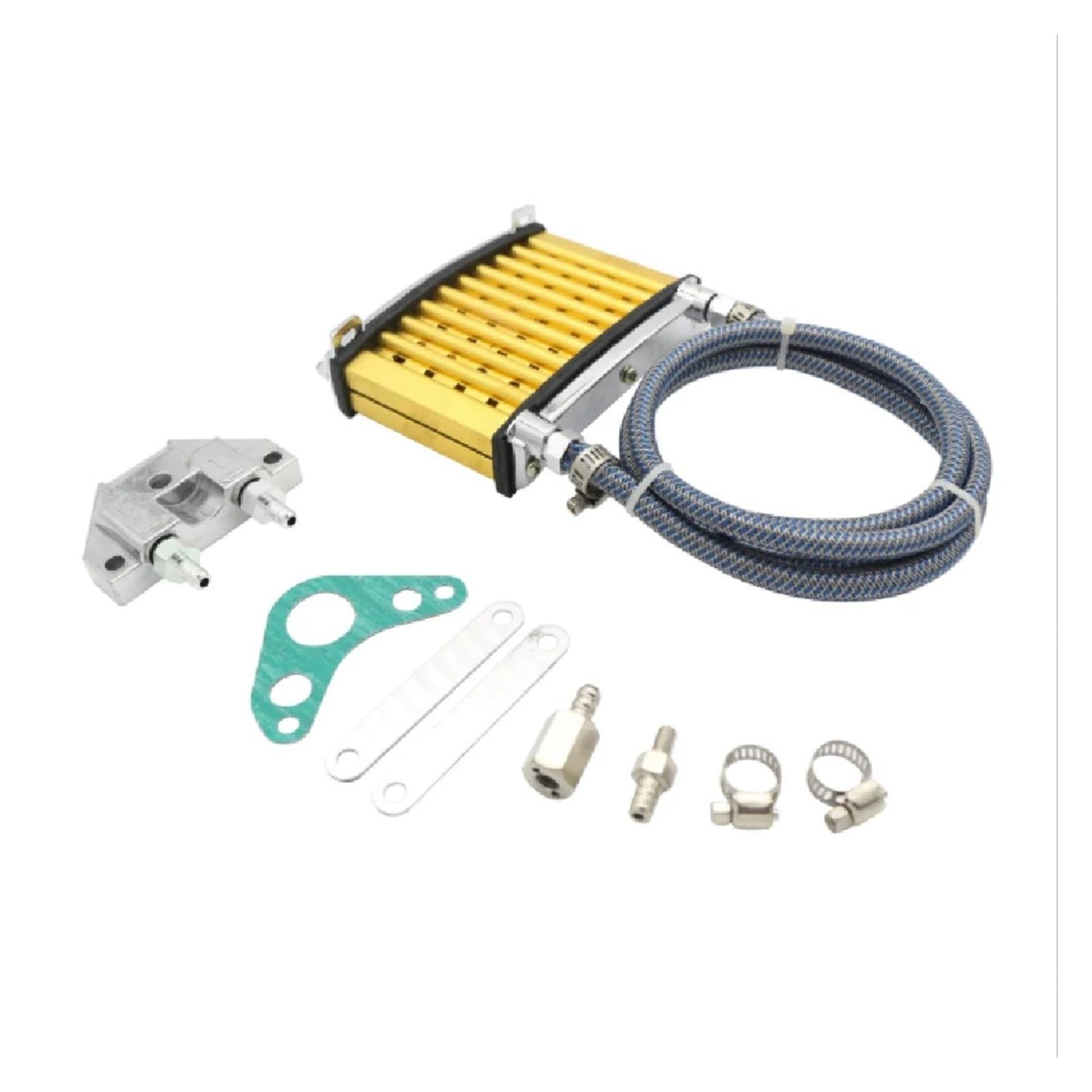 Radiatore Di Raffreddamento Olio Motore Per Moto, ATV, Quad E Dirt Pit Bike Da 50cc, 70cc, 90cc, 110cc, 125cc, 140cc 150cc(Style B)