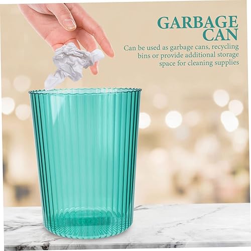 Miniatura 7 de Cabilock Accesorio de residuos, redondo, práctico, contenedor de almacenamiento para botellas, para el hogar, grueso, simple, para el hogar,