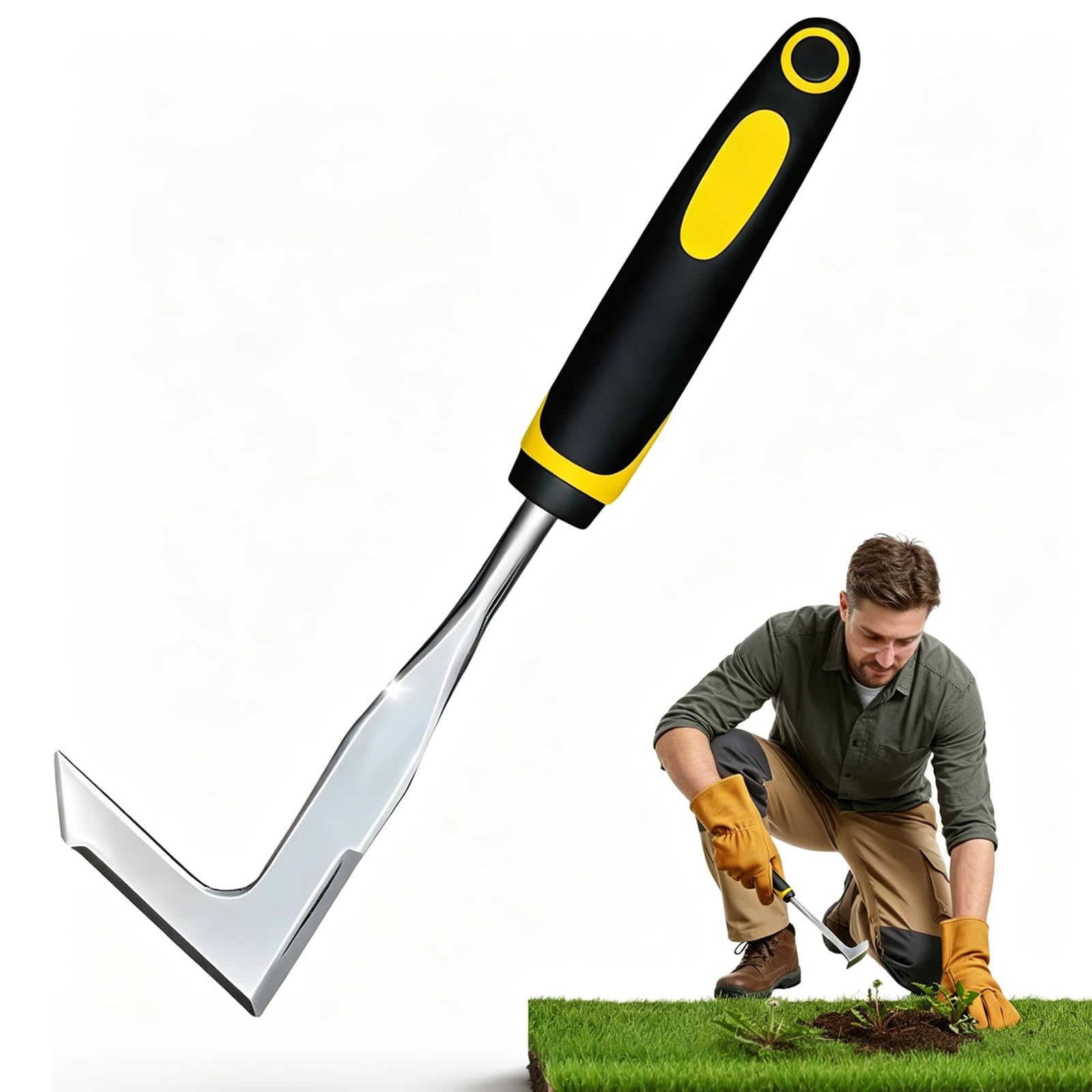Moxychrony Weeding Tools for Garden, Weed Remover Tool, Weed Scraper