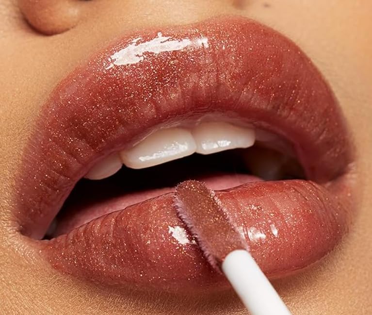 Pack of 2 – Lip Lacquer, Nourishing, Non-Sticky Ultra-Shine Lip Gloss With Sheer Color, Infused With Vitamins A & E, Vegan & Cruelty-Free, Love Bite