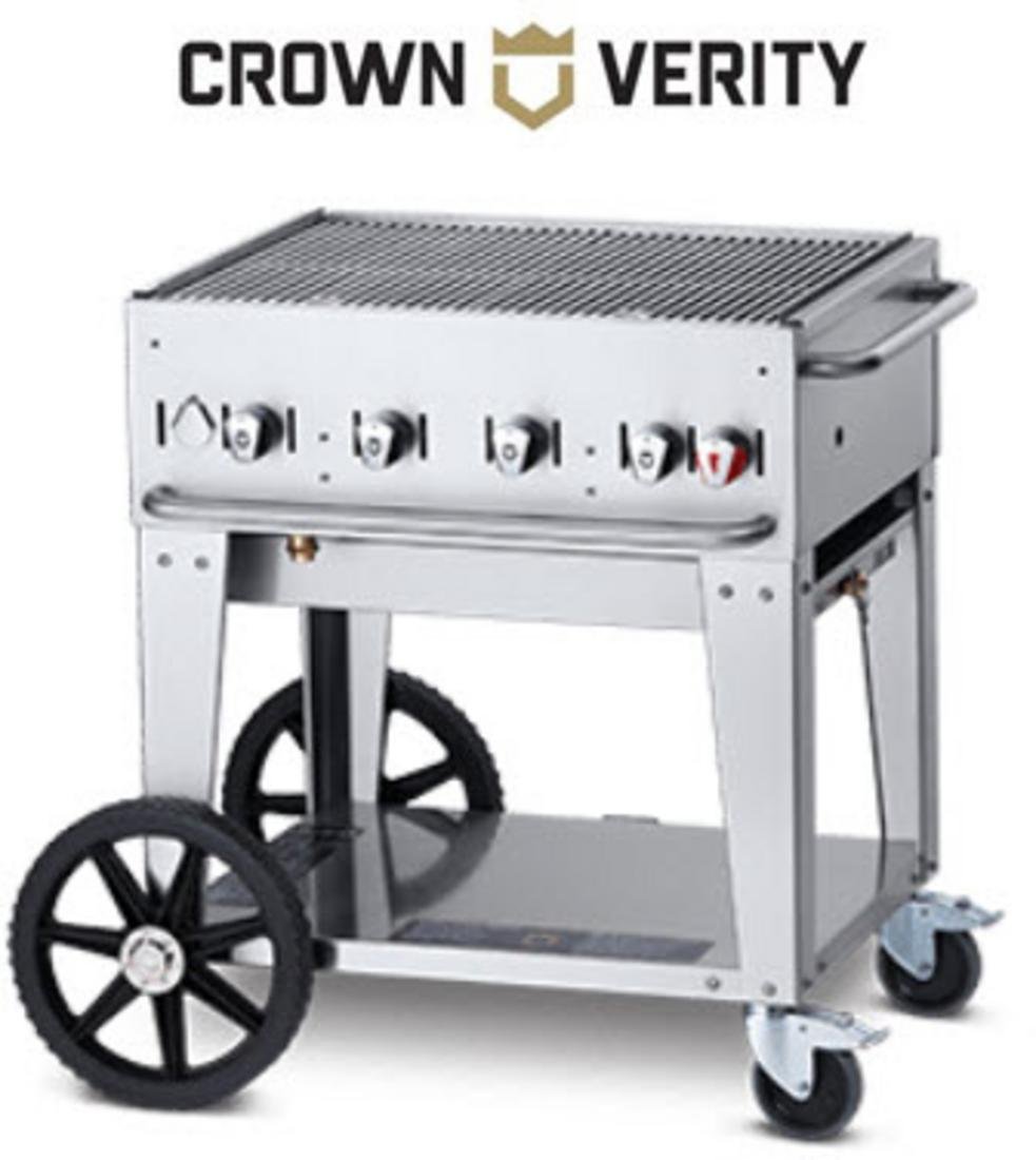 Crown VerityCV-MCB-30 - Mobile 30 in LP Charbroiler