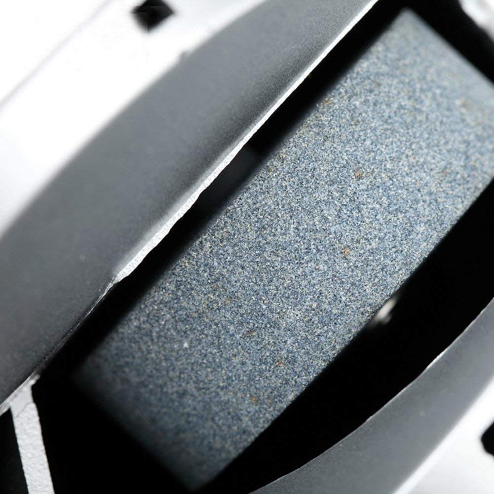 Affilacoltelli Elettrico for seghettati e Acciaio, coltelli Tirare Attraverso Angolo Regolabile Coltello da Cucina affilatura di Sistema con rilievi antiscorrimento