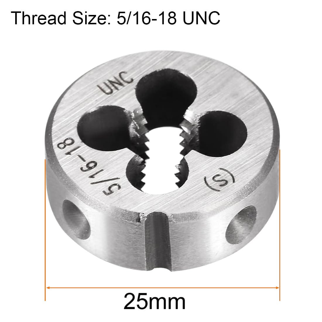TA-VIGOR 1pc 5/16-18 UNC Metric Adjustable Threading Die - Image 2