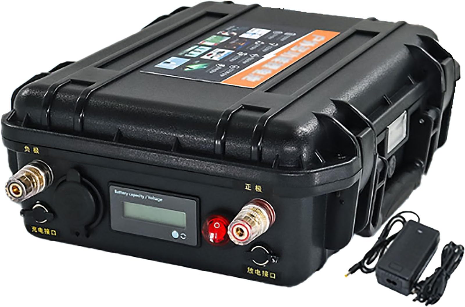 Batería de Repuesto de 12,8v 20ah batería de Bicicleta eléctrica Plegable de 12v 20ah batería de Iones de Litio, con Cargador, Adecuada para Motores de 350 W 500w 800W 1000w