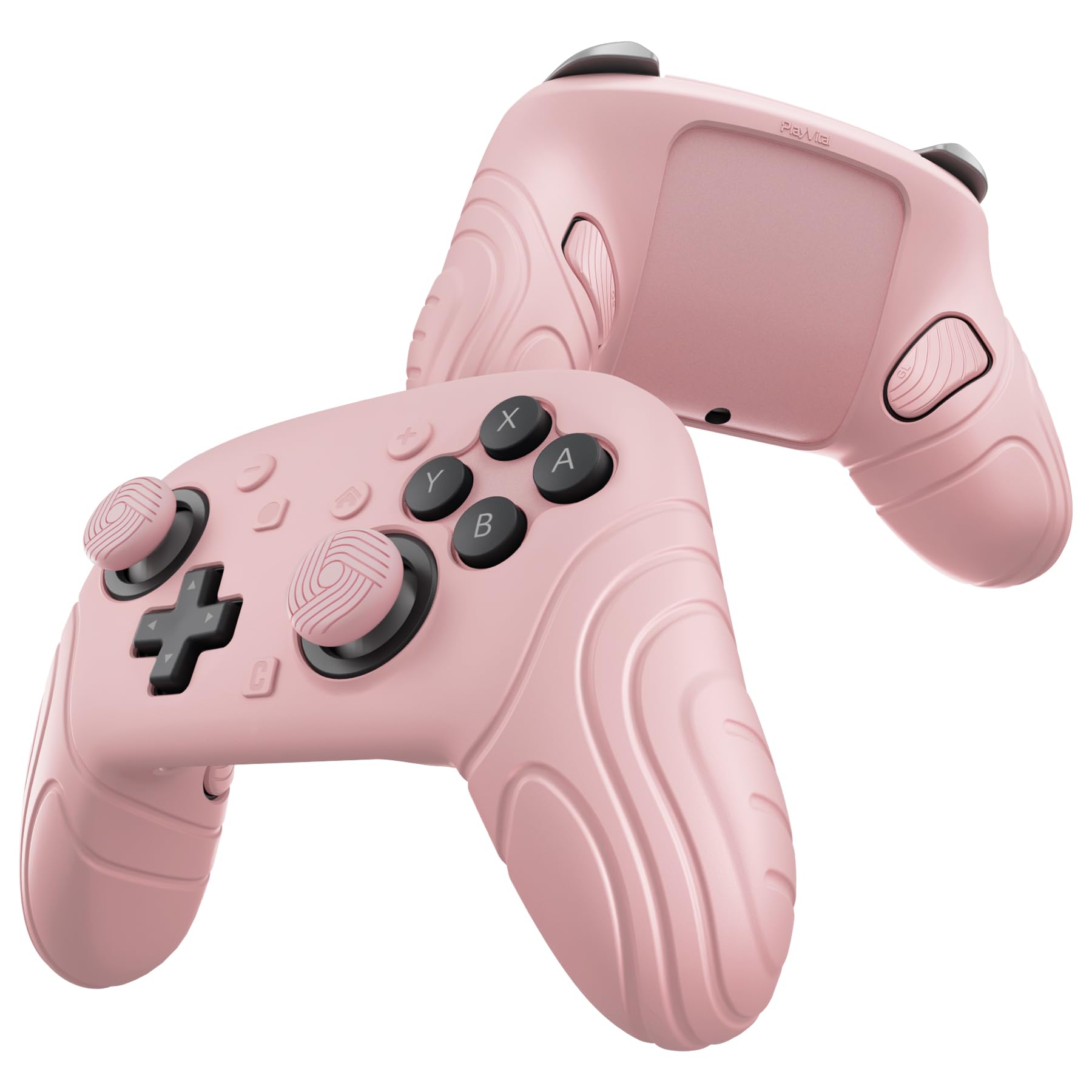 Nintendo Switch2 Pro コントローラー（グリップカバー付き） Amazon.co.jp: PlayVital Switch2 Pro対応 シリコン製グリップカバー