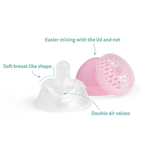 Miniatura 5 de Herobility Biberones dobles anticólicos  12 fl oz11.5 fl oz  Paquete de 3  Sin BPA