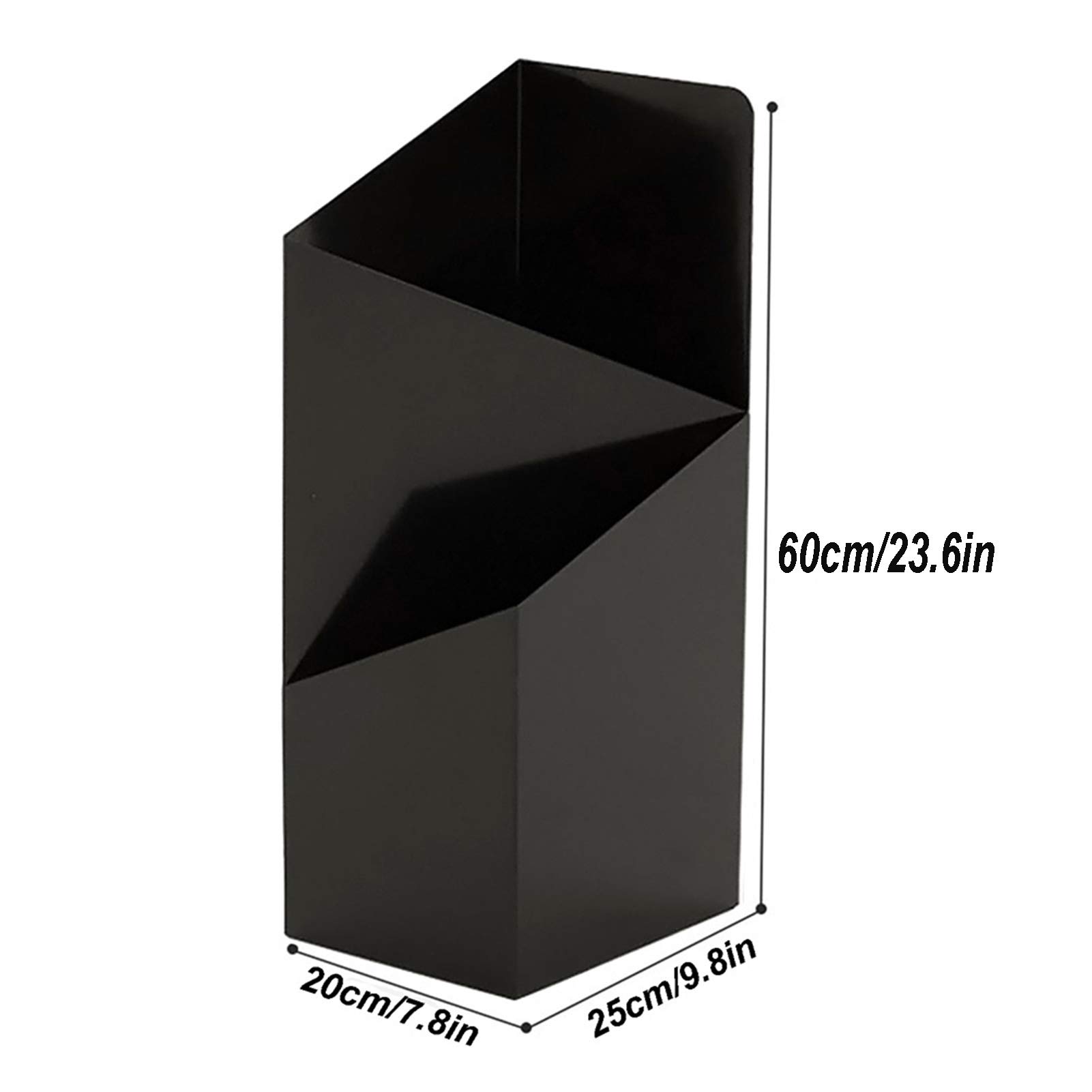 Portaombrelli in metallo a doppio strato per casa e ufficio, salvaspazio, elegante in bianco/nero/rosso, per ingresso e corridoio