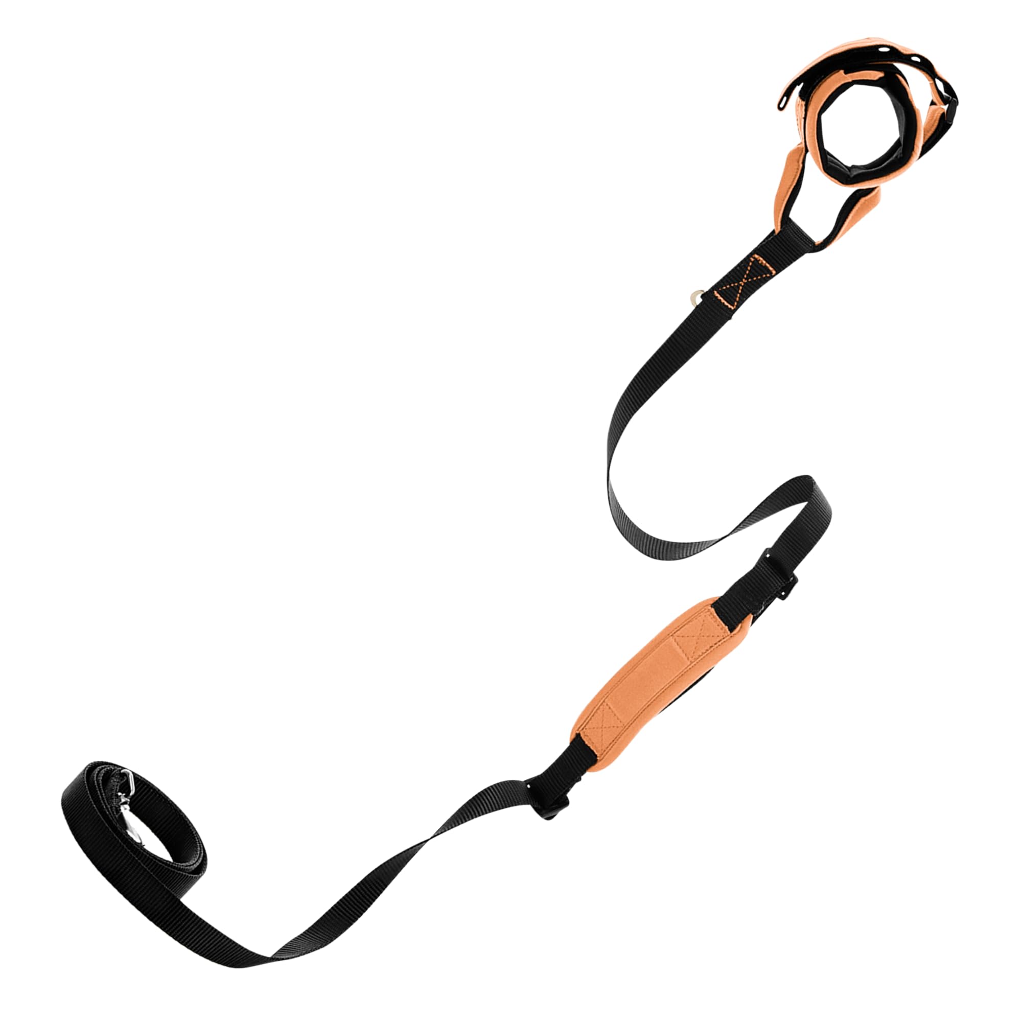 Gooby Wristband Surfer Leash + Traffic Handle, Atlanta Peach, 6 FT