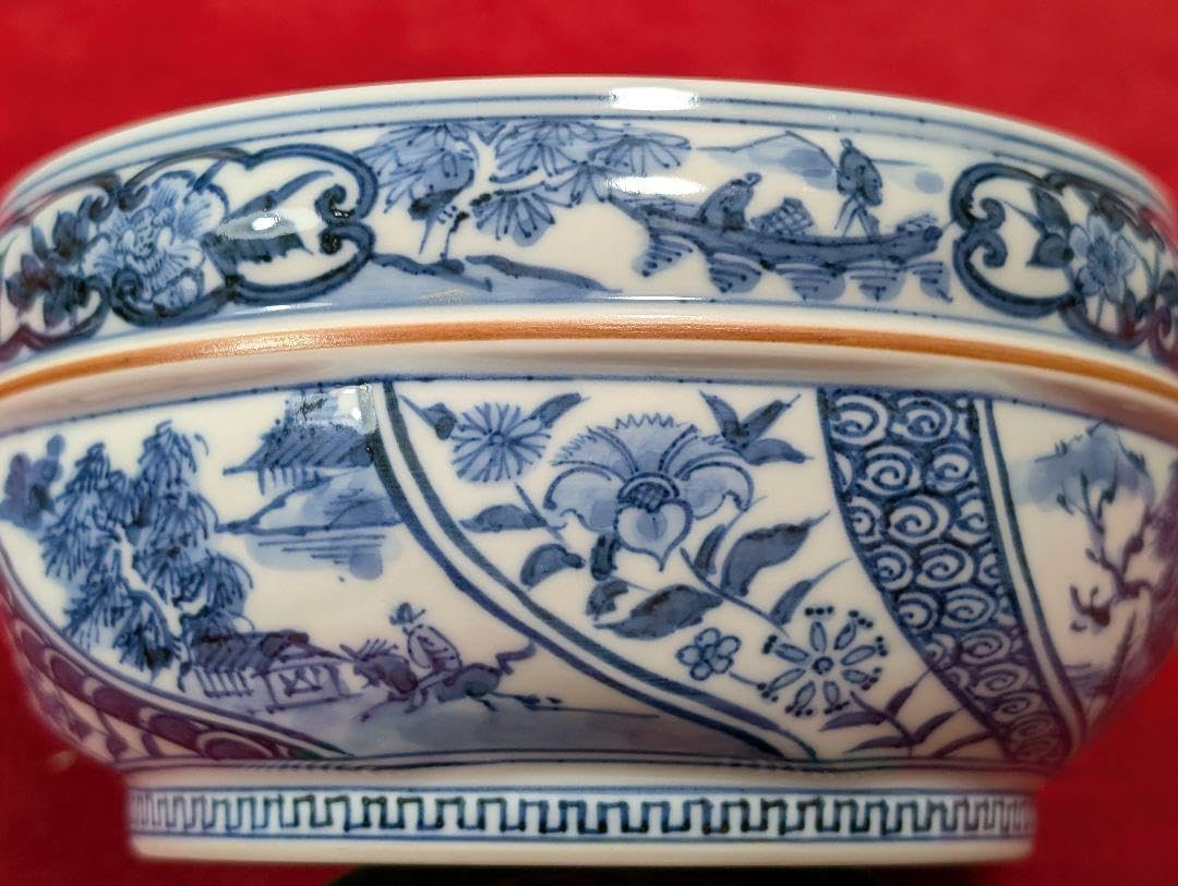 茶道具　皆具　祥瑞　染付　山水　瓢　永泉作　共箱　共布付 茶道具 皆具 祥瑞 染付 山水 瓢 永泉作 茶道具 染付 瓢型