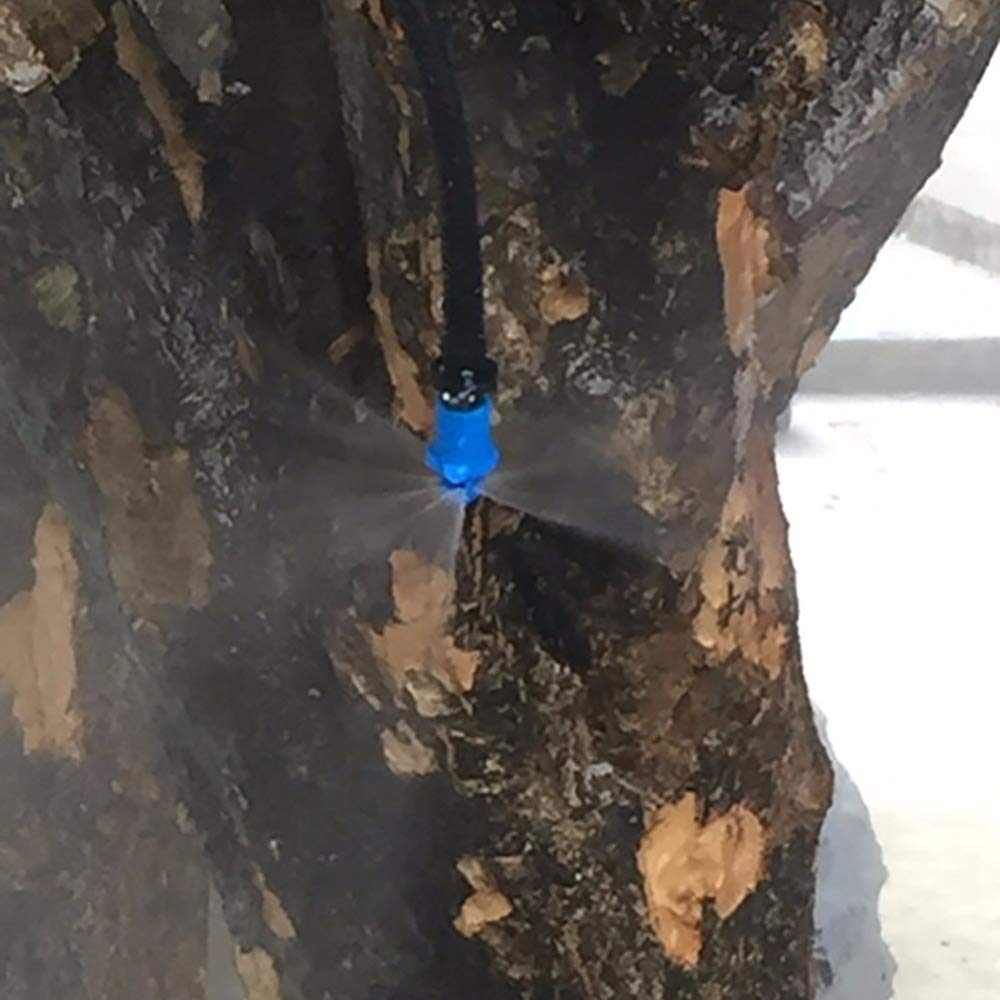 Gartenbewässerung Dripper Sprinkler 1000 stücke 360 ​​grad refraction micro sprayer mit 4mm barbed connector landwirtschaft garten bewässerung zubehör wassering patching