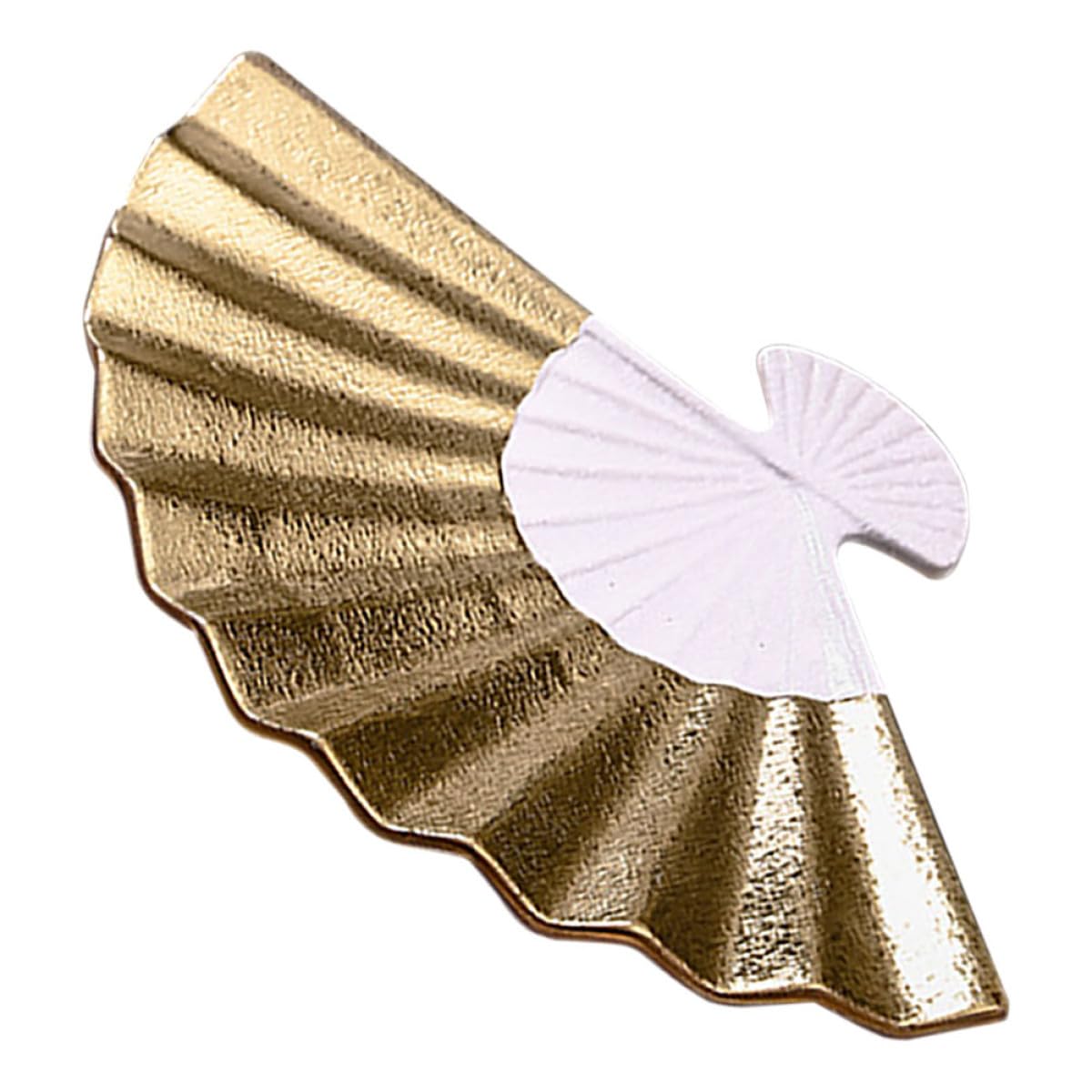 MAGICLULU Plateau à Sushis en Porcelaine Forme Éventail 32X21,5 CM pour Sashimis Salades et Dîners la Maison et Restaurants