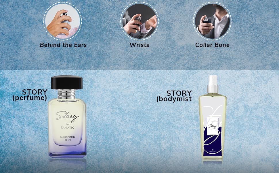 Image of Fanatic Story French 80 Ml Unisex Perfume & Body Mist Spray 250 Ml - Luxury Long Lasting EDP Fragrance with Fragrance Mist, Eau De Parfum Travel Friendly Perfume Gift for Men & Women