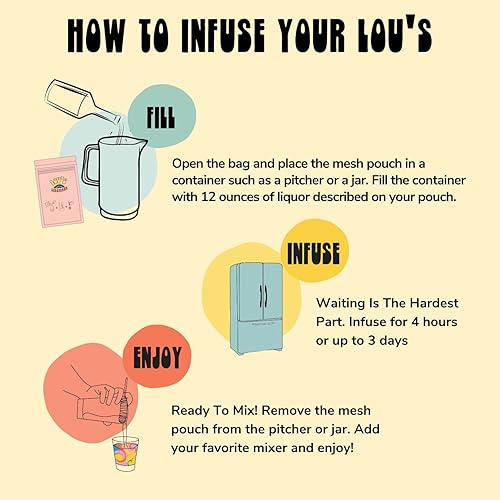 Miniatura 3 de Lou's Libations Kits de infusión de cóctel artesanal, mezcla de cóctel hecha a mano con frutas secas y especias, regalos de fiesta para mujeres y