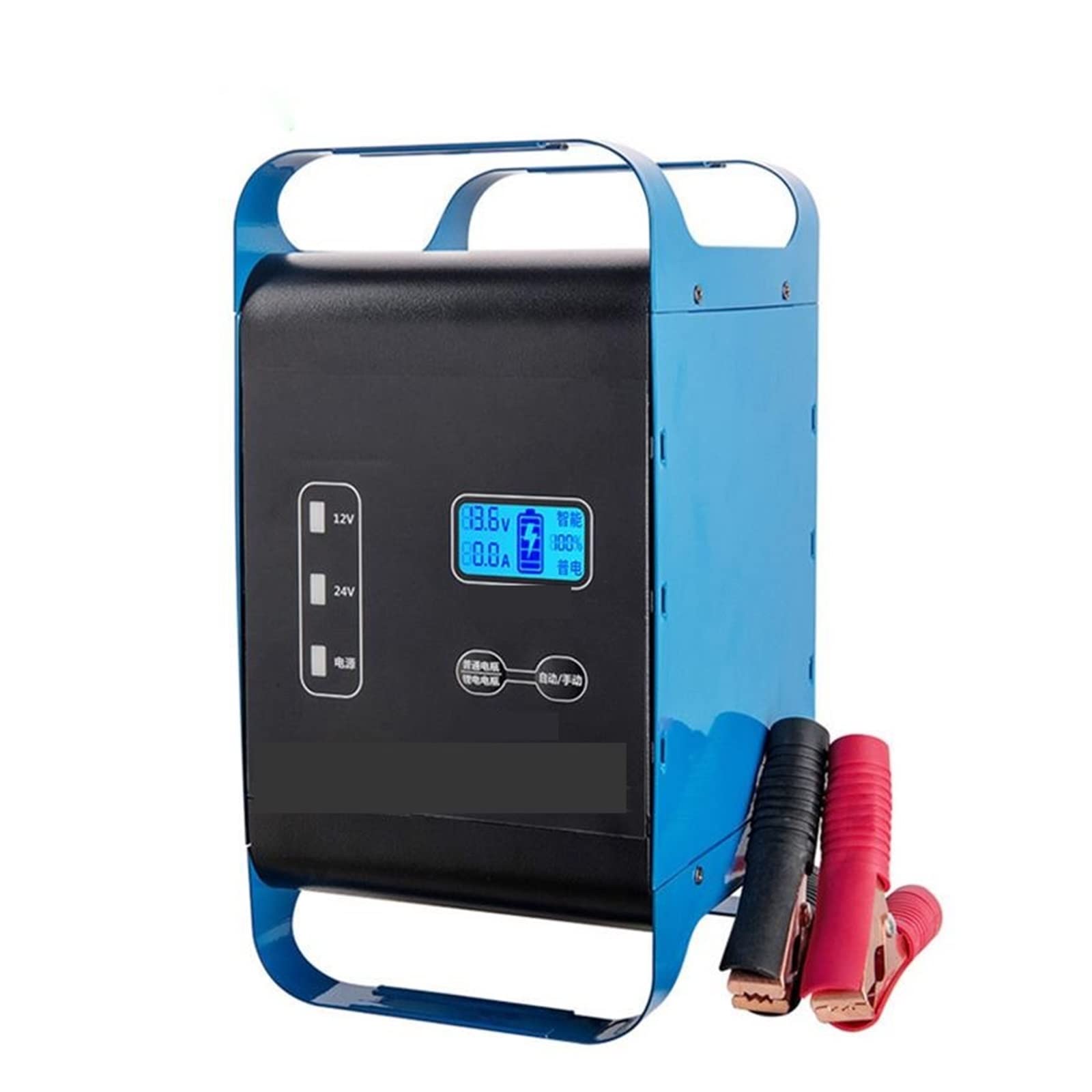 Cargador de Bateria, Cargador de batería de coche, carga rápida inteligente, pantalla LCD de alta potencia de 600W/400W for equipo de punto de carga rápida de camión y coche(80W)
