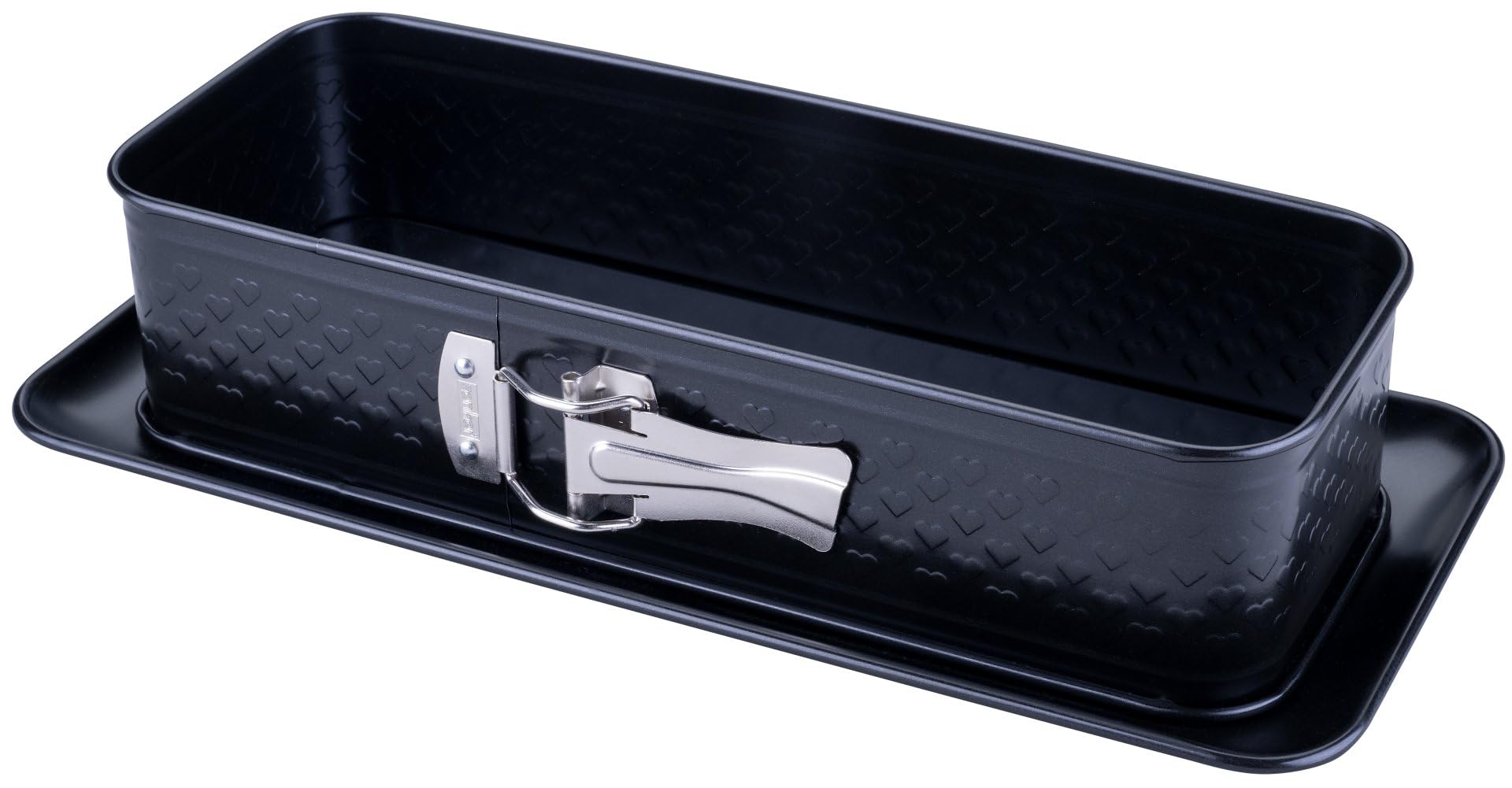 Zenker Black King's Cake Springform Cake Tin 30 Cm - Baking Tin With Heart Embossing, Leak-Proof, Pfas-Free, Made In Germany