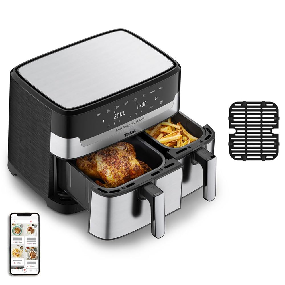 Tefal Dual Easy Fry & Grill EY905D Friteuse à Air Chaud Ansicht 2