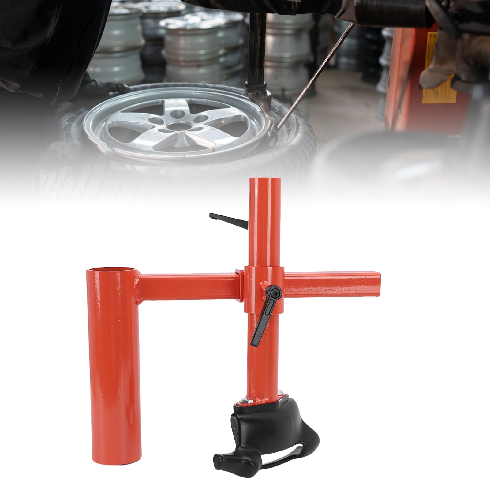 Jectse Manueller Reifenwechsler mit Entenkopf und Leicht Drehbarem Stahlrohrsatz, Legierter Stahl und Aluminiumlegierung, 16-21-Zoll-Reifen, Spart Zeit und Geld, für ATVs/UTVs,