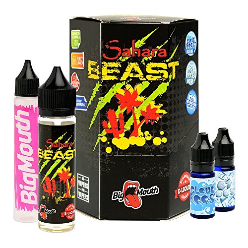 Big Mouth e-Liquid Beast - Sahara, Shake-and-Vape für Ihre e-Zigarette, 0.0 mg Nikotin, 10 ml
