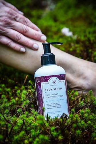 Body Serum – Lilac & Lilly By Dermaglove - All-Natural Lilac & Lilly Body Lotion Infused With Essential Oils, Minerals, & Vitamins Needed To Maintain A Youthful Glow And Restore The Body’s Acid Mantle. (8-Ounce Pump) #TOP5