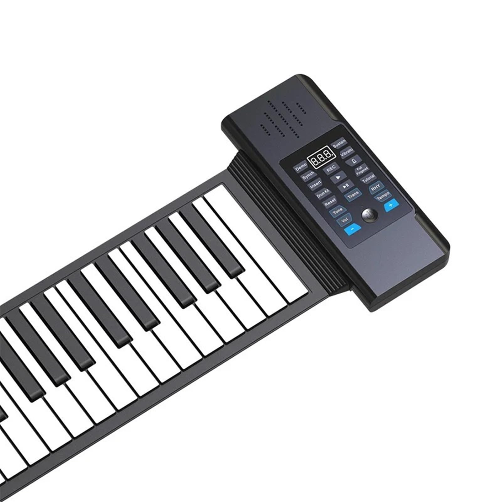 Tastiera Digitale Per Principianti Strumento Pianoforte Elettronico Pieghevole Portatile Ricaricabile E Addensato A Mano Con 88 Tasti(Converter 3)