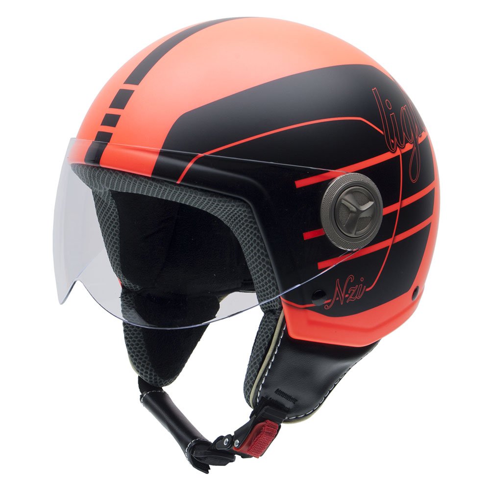 NZI 3D Vintage II Open Face Motorcycle Helmet — view 9