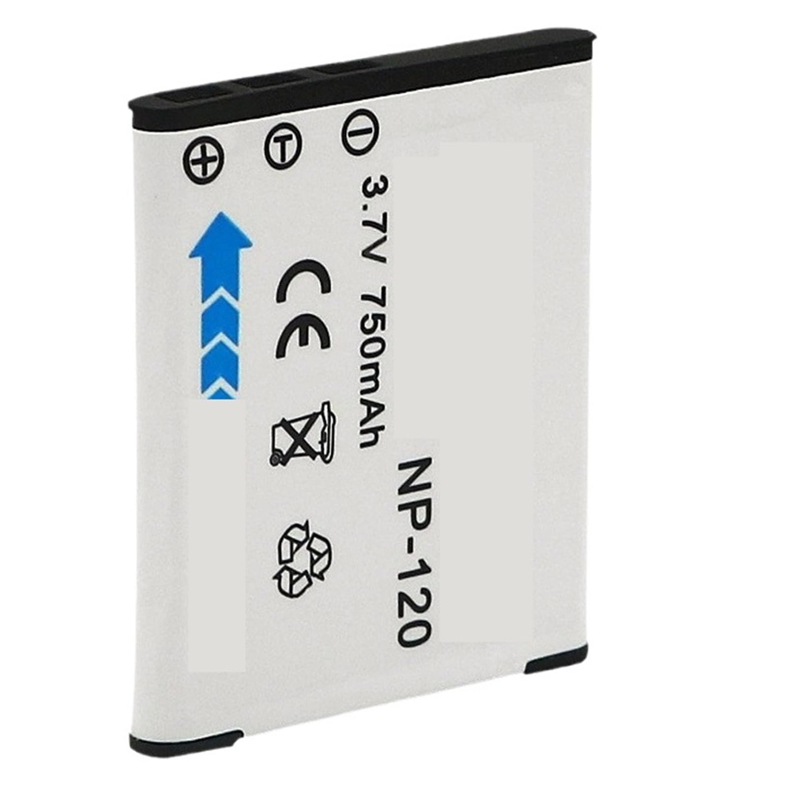 750mAh NP-120 NP120 CNP-120 Cámara EX-S300 S200 ZS12 ZS10 ZS20 ZS15 ZS26 ZS30(1PCS B)