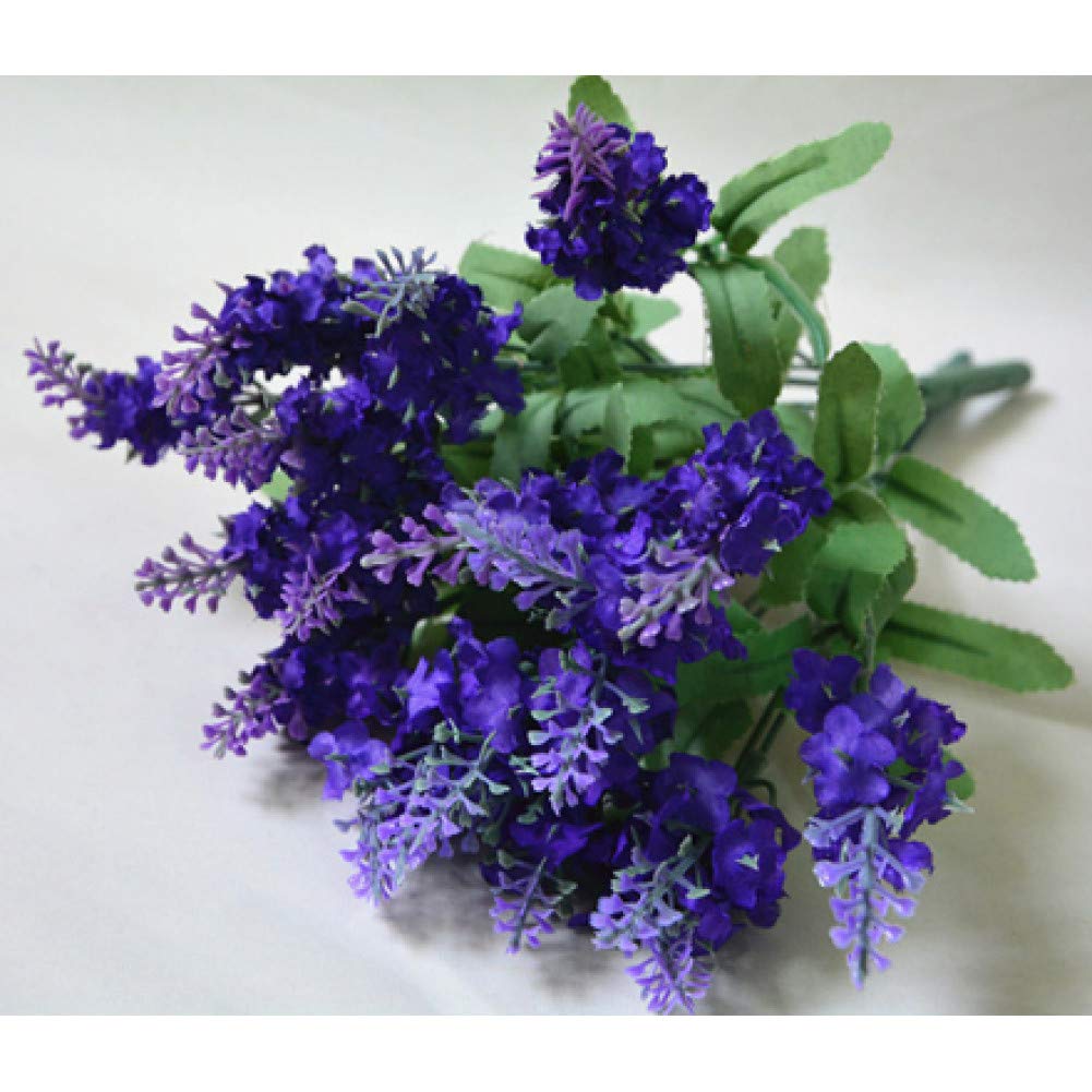 Fleurs de soie artificielle lavande bouquet déco table mariage composition florale maison