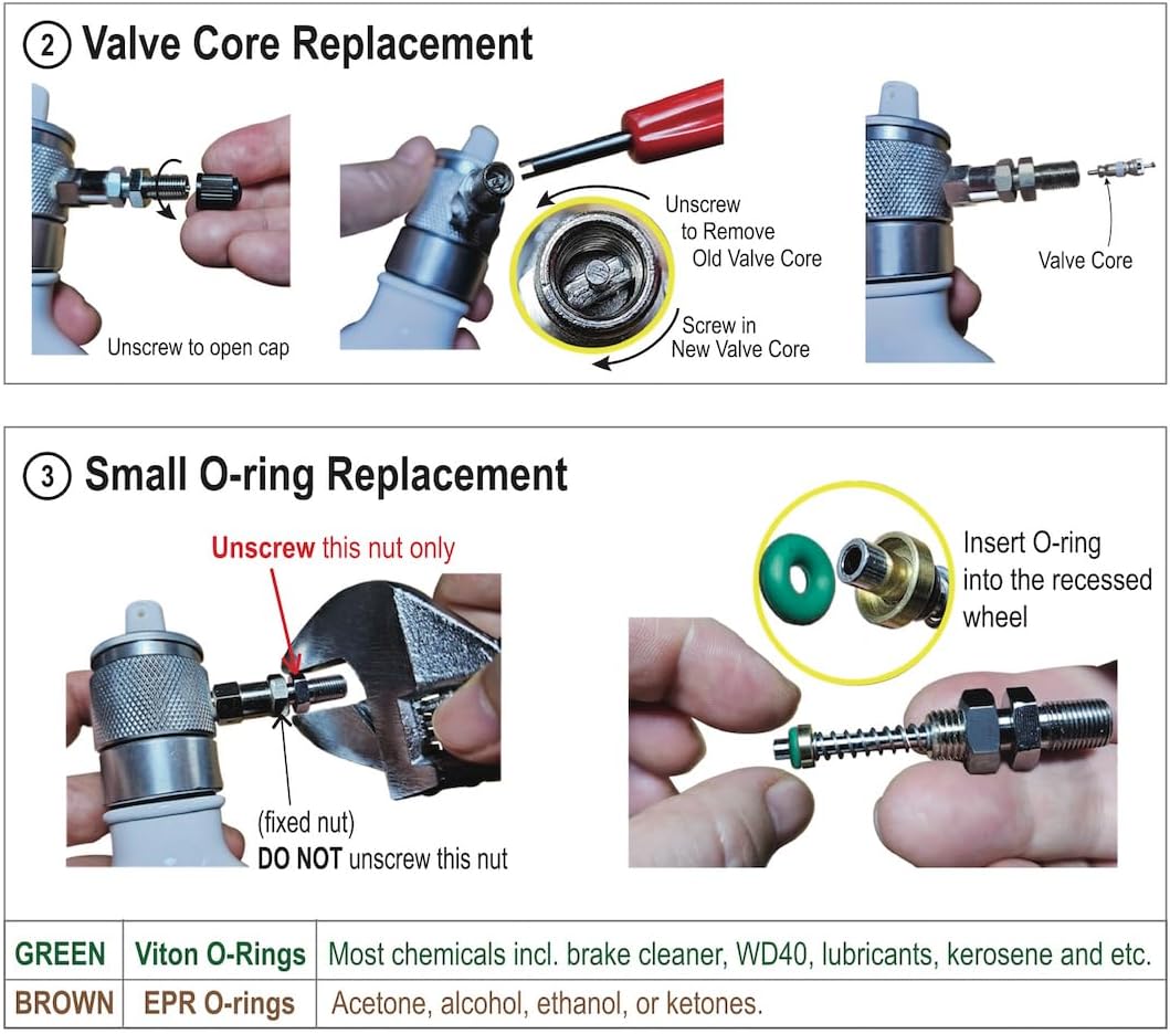 JOUNJIP Refillable Non Aerosol Compressed-Air Spray Bottle- Pressurized Sprayer, Aluminum Can Sprayer for Automotive, Cleaning and Lubrication- 16 oz (Empty Bottle), NOT an Air Duster