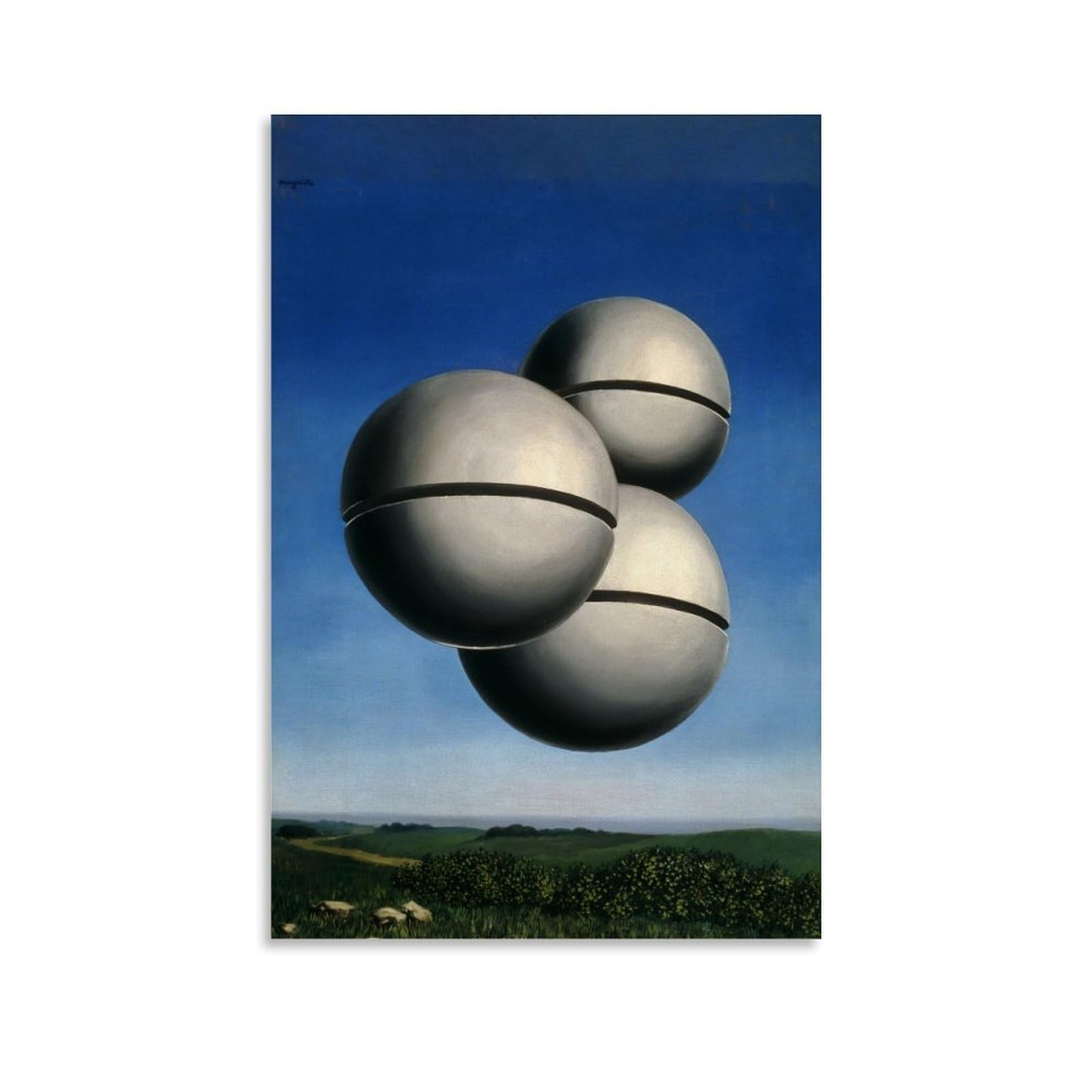 YYUEQIL Rene Magritte Prints The Voice of Space Wall Art Picture Print Canvas Wall Paint Arts Decor Modern Home Artworks Gift Idea Unframe 20x30inch(50x75cm)