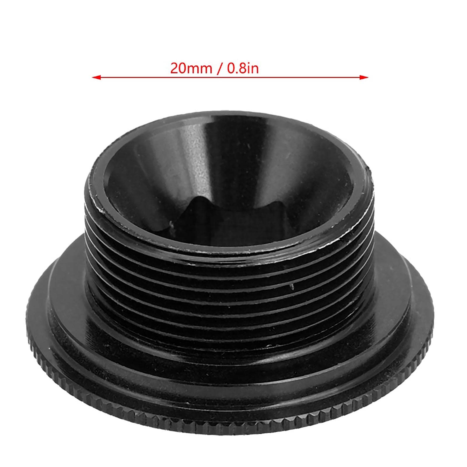 Tornillo de biela, M20 Hueco Ligero Aleación Aluminio Resistente, Perno Cigüeñal para Bicicleta Carretera Entrenamiento Carreras Profesionales Reparación Rápida