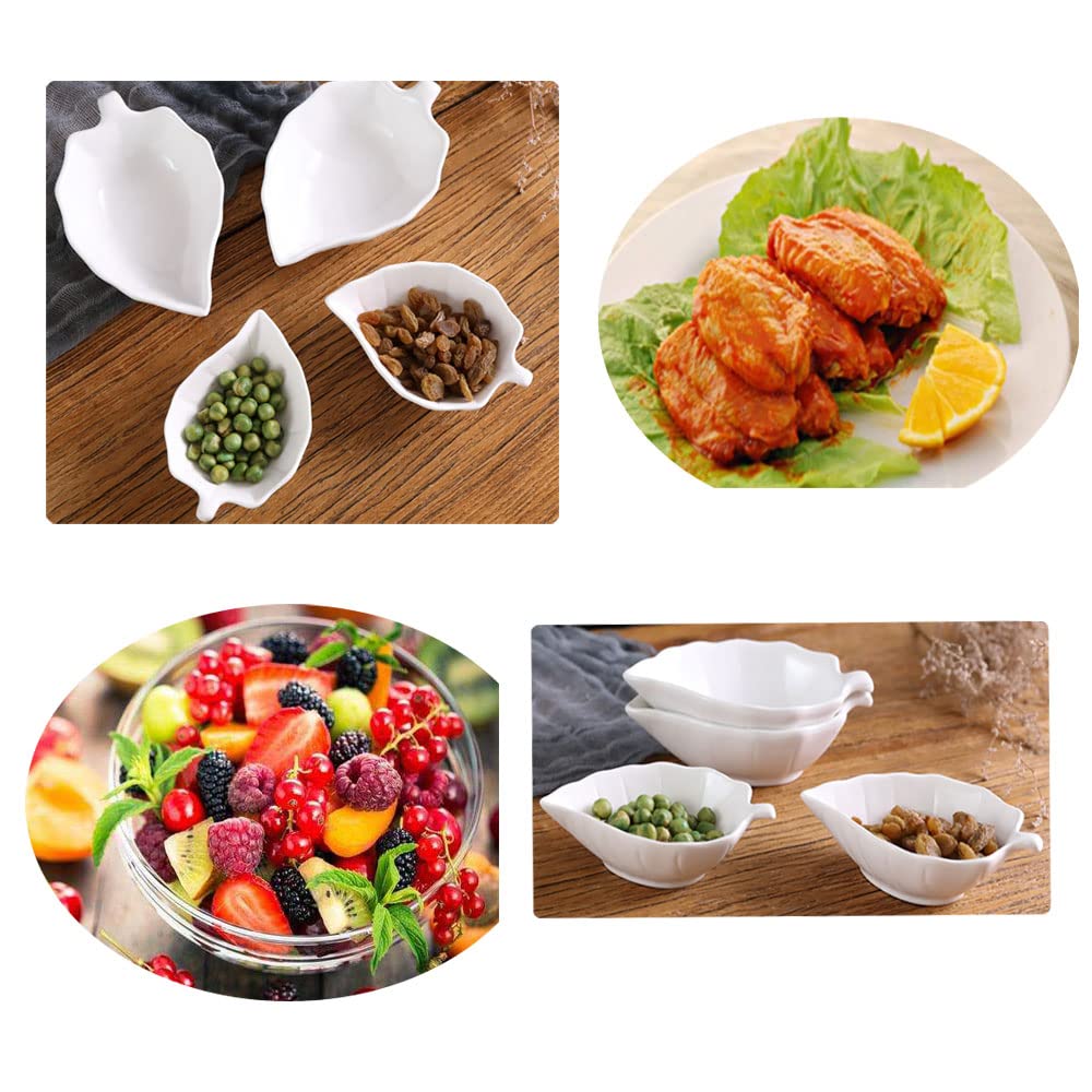 Healvian Piatti di salsa di soia in ceramica a forma di teiera ciotole per immersione contorni ciotole per salsa di salsa di soia sushi barbecue antipasto dessert cena festa 11.5X8.7X2CM