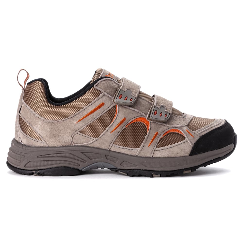 Propet Mens Connelly Slip On Sneakers Shoes Casual - Beige, Brown - Size 7.5 3E