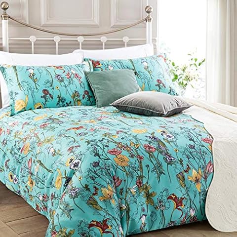 Eikei Vintage Floral Duvet Cover Set Cover