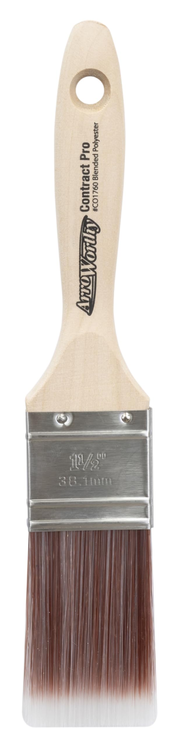 Gripper Cloth Beige Arroworthy 1.5" Contract Pro Straight Paint Brush Co1760-1.5