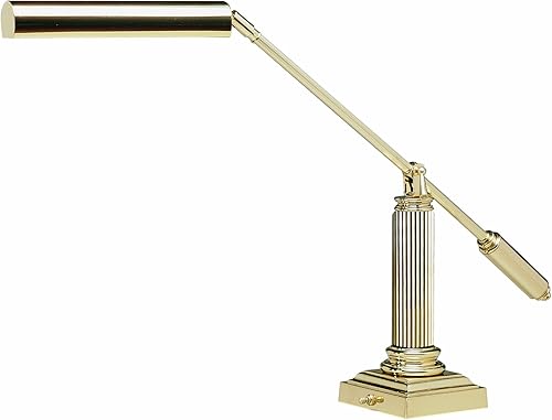 Miniatura 1 de House Of Troy P10-191-61 - Lámpara de mesa portátil de 26 pulgadas, latón pulido y mármol negro
