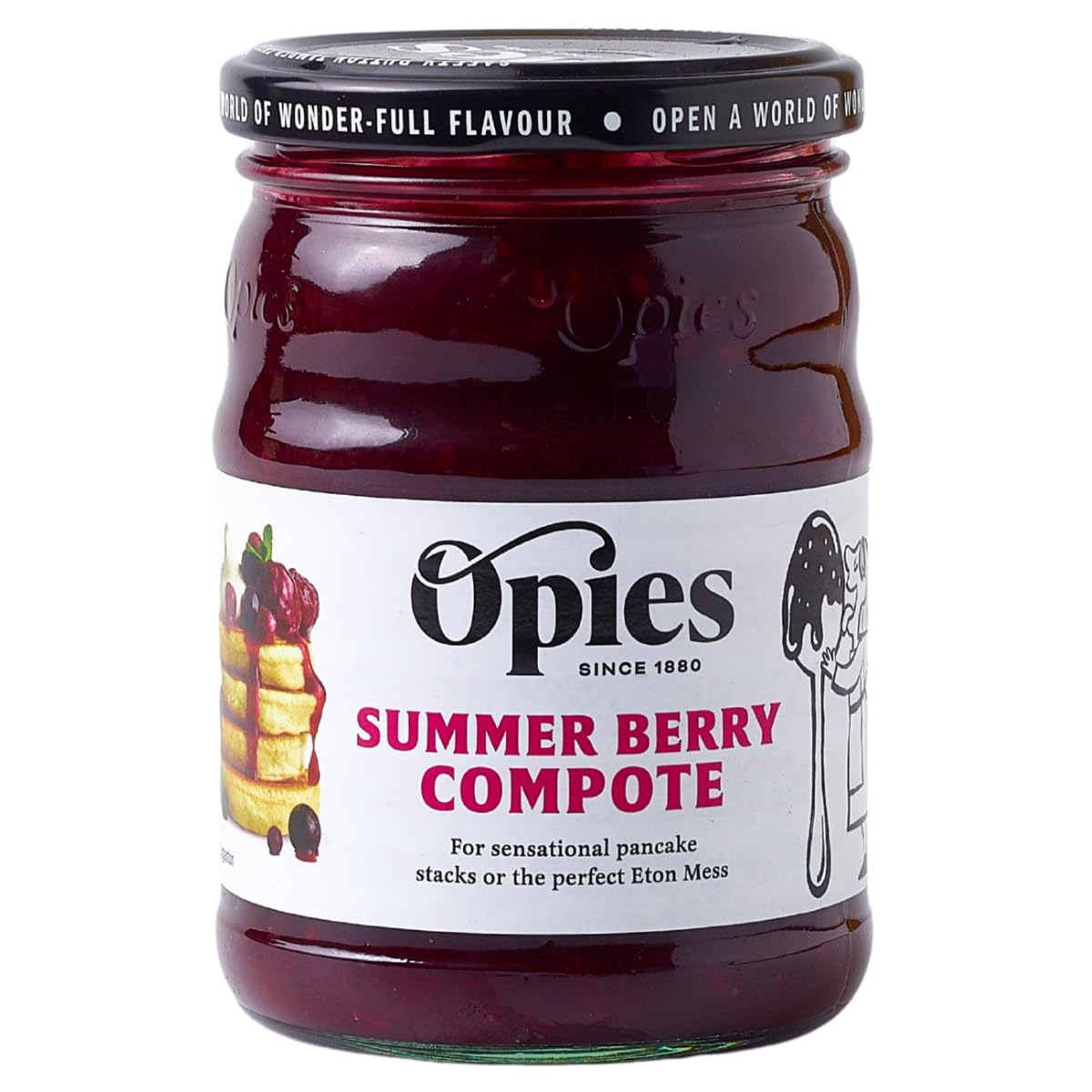 Summer Berry Compote, 400g - bring delicious excitement to fruit desserts, ice cream, cakes, porridge, smoothies and more.