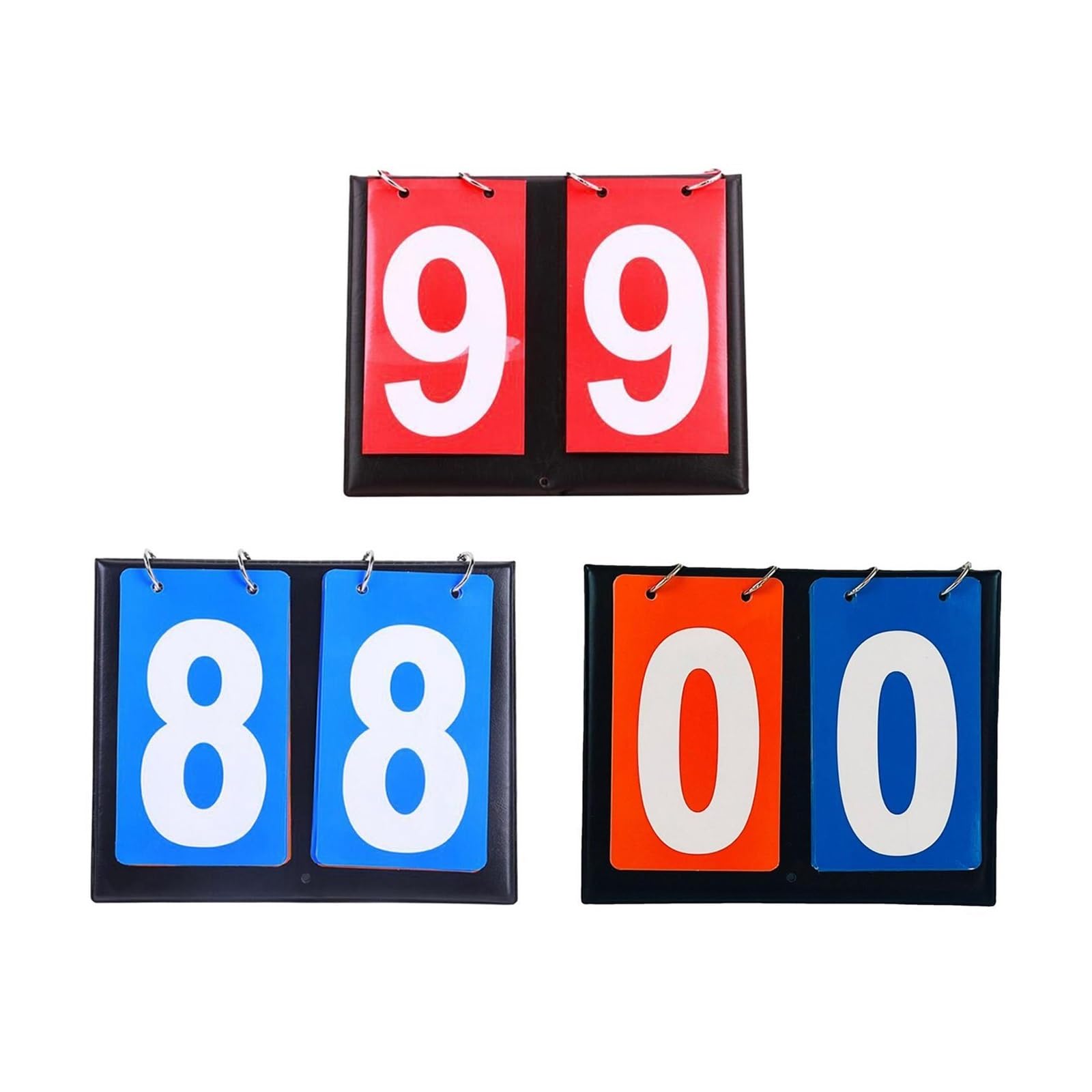 1 Set (3 Pezzi) tabellone segnapunti da Tavolo a 2 cifre, ribalta Il Multiuso for Basket, for la Competizione Sportiva all'Aria Aperta per Calcio, Badminton, Baseball