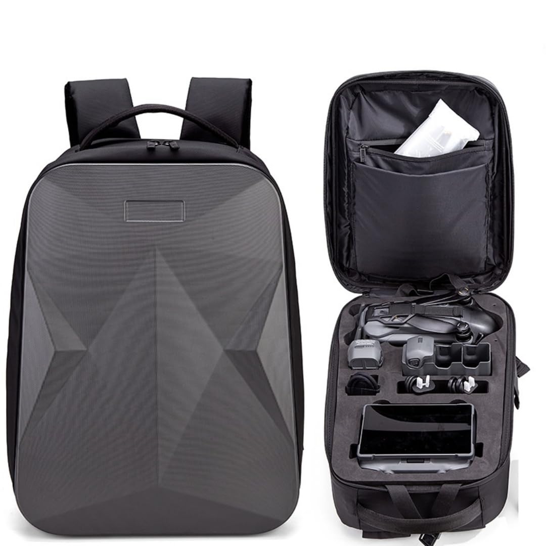 Borsa di stoccaggio Custodia compatibile per DJI MAVIC 4 PRO RC PRO 2 RC2, Drone telecomando portatile spalla zaino borsetta sacchetto di trasporto viaggio Shell organizzatore accessori (solo caso)