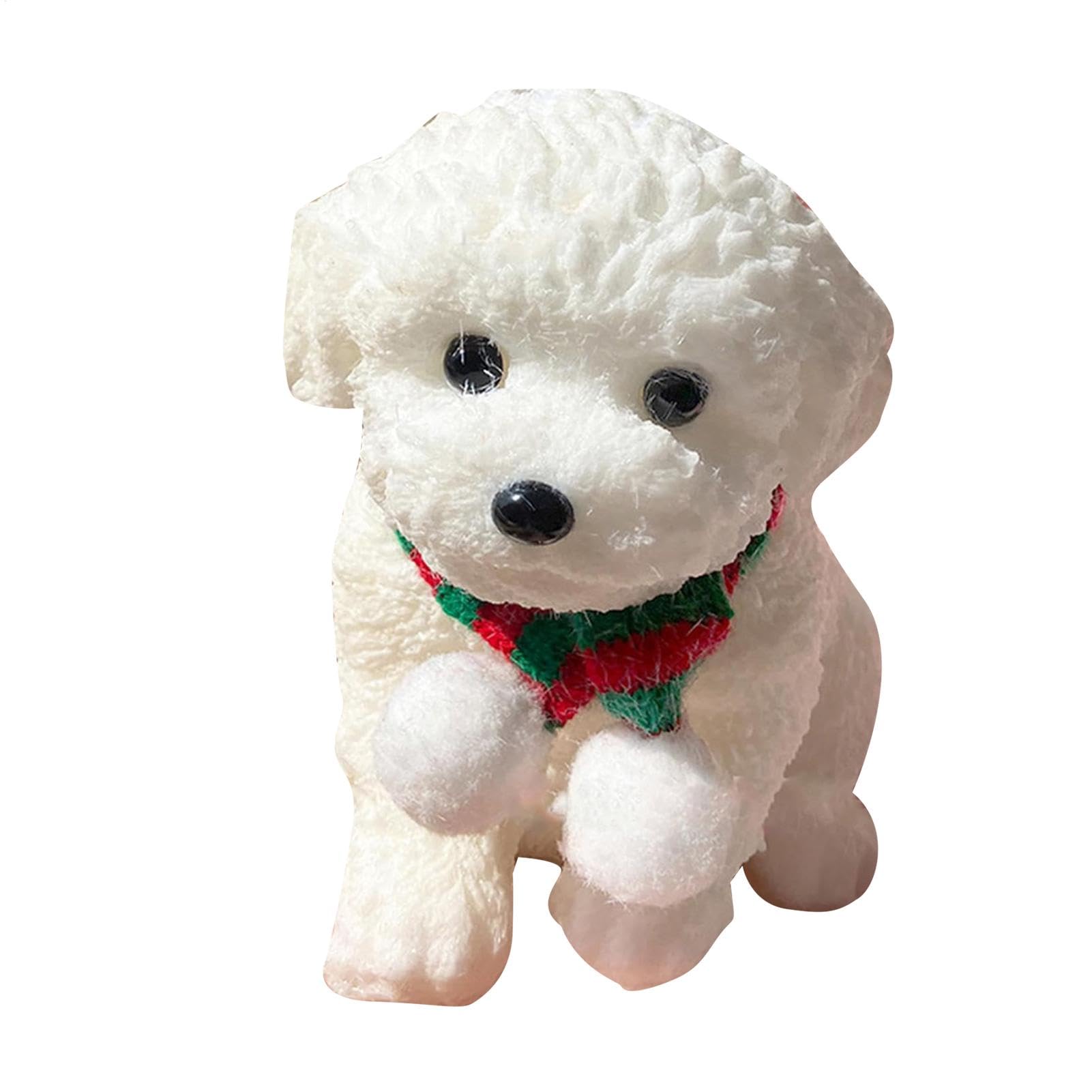 Dog Squishy Squeeze Toys, 13 cm Cute Soft Squishy Dog Squishy Quiet Fidget Toys, Stress Relief Dog Squishie Squeeze Sensory Toys for Kids Adults