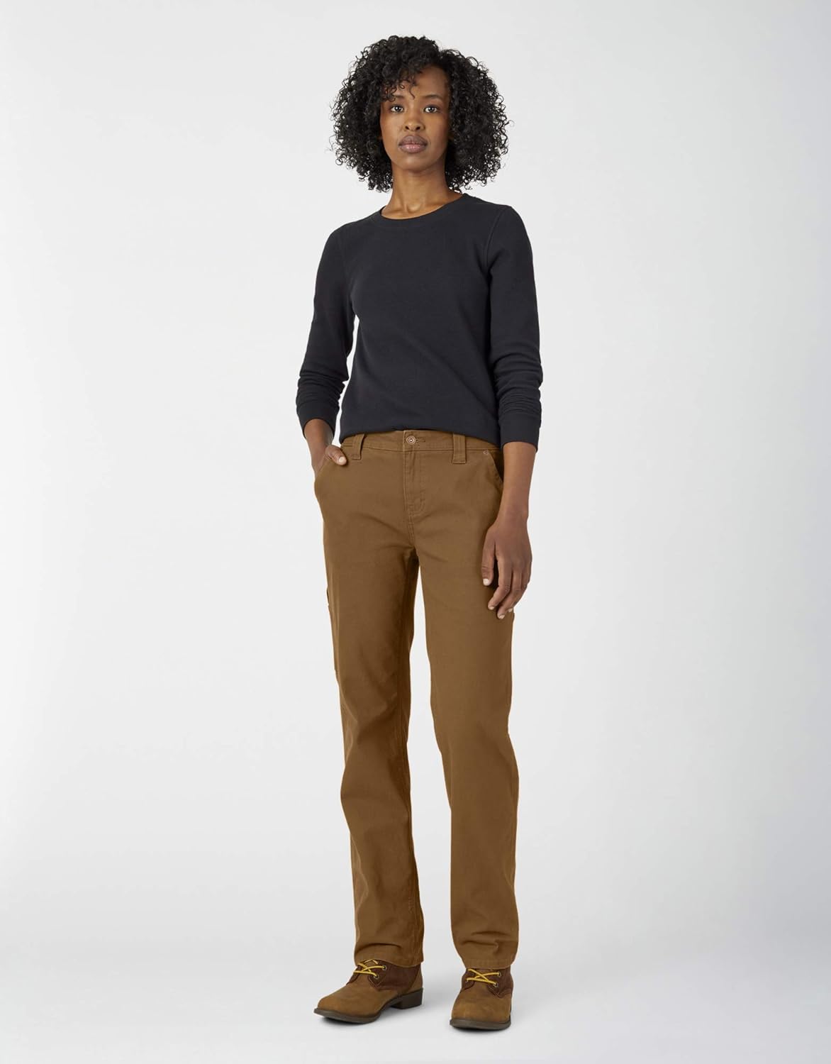 Dickies Womens Relaxed Straight Carpenter Duck Pant - Image 3