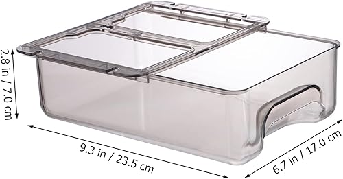 Miniatura 8 de EXCEART Caja de almacenamiento de cables de datos Cajón Organizador de escritorio Organizador de escritorio Guantera Línea de